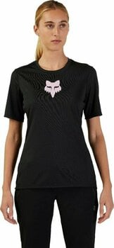 Jersey/T-Shirt FOX Womens Ranger Foxhead Short Sleeve Jersey Black L - 2