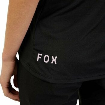 Maillot de cyclisme FOX Womens Ranger Foxhead Short Sleeve Jersey Black L - 4