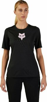 Camisola de ciclismo FOX Womens Ranger Foxhead Short Sleeve Jersey Jersey Black XS - 2