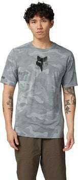 Odzież kolarska / koszulka FOX Ranger TruDri Short Sleeve Jersey Cloud Grey M - 3