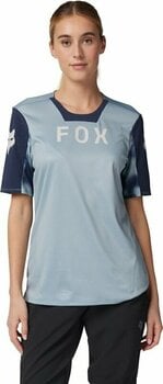 Camisola de ciclismo FOX Womens Defend Taunt Short Sleeve Jersey Jersey Gunmetal L - 3