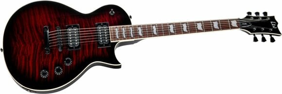 Elektrisk guitar ESP LTD EC-256 QM See Thru Black Cherry Sunburst - 3