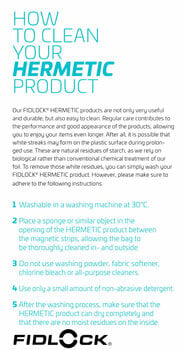 Wasserdichte Schutzhülle Fidlock Hermetic Dry Bag Maxi Transparent Black - 7