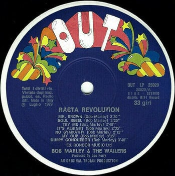 Vinyl Record Bob Marley - Rasta Revolution (LP) - 2