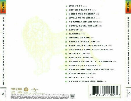 Zenei CD Bob Marley - One Love: the Very Best of Bob Marely & the Wailers (CD) - 3