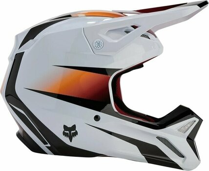 Helm FOX V1 Flora Helmet White/Black L Helm - 2