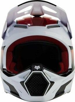 Helm FOX V1 Flora Helmet White/Black M Helm - 4