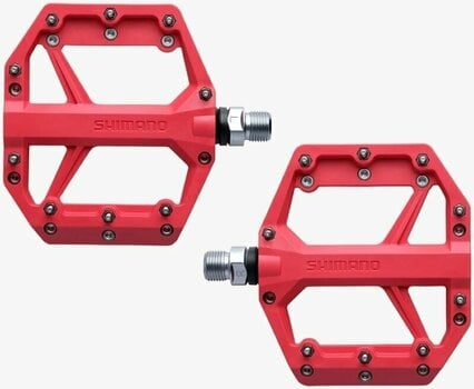 Flat pedals Shimano PD-GR400 Flat Pedal Red Flat pedals - 4