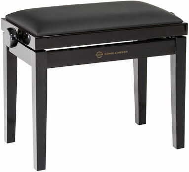 Ξύλινη ή Κλασική Καρέκλα Πιάνου Konig & Meyer 13820 Μαύρο - 2