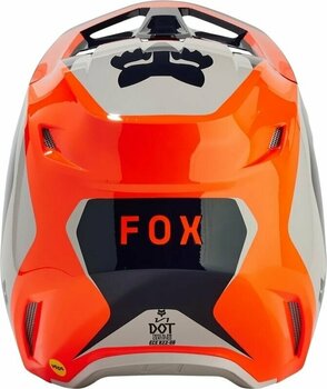 Casco FOX V1 Nitro Helmet Fluorescent Orange L Casco - 5