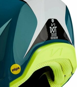 Bukósisak FOX V1 Nitro Helmet Maui Blue L Bukósisak - 9