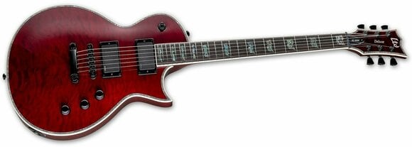 Elektrische gitaar ESP LTD EC-1000 QM Fluence See Thru Black Cherry - 3