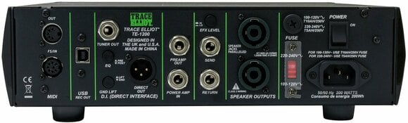 Solid-State Bass Amplifier Trace Elliot Trace TE-1200 - 2