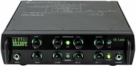 Solid-State Bass Amplifier Trace Elliot Trace TE-1200 - 6