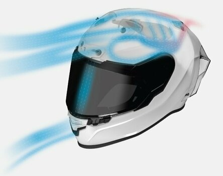 Helm Nexx X.R3R Glitch Racer Blue Neon 2XL Helm - 16