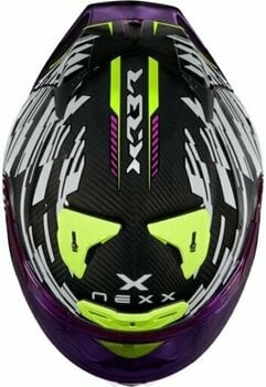 Helm Nexx X.R3R Glitch Racer Blue Neon L Helm - 5