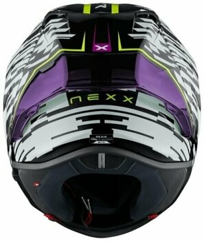 Hjälm Nexx X.R3R Glitch Racer Blue Neon XS Hjälm - 4