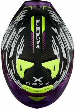 Helm Nexx X.R3R Glitch Racer Blue Neon XS Helm - 5