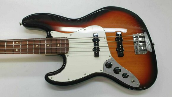 4-string Bassguitar Fender Player Series Jazz Bass PF LH 3-Tone Sunburst (Pre-owned) - 2