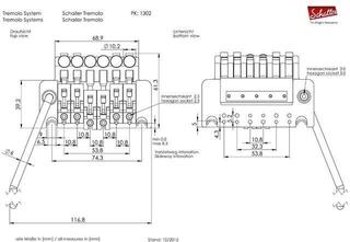 Tremolo Schaller 13020242.02 Chrome - 3
