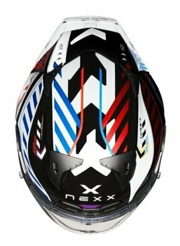 Helm Nexx X.R3R Out Brake Black/White 2XL Helm - 5