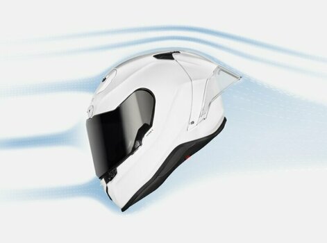 Helm Nexx X.R3R Out Brake Black/White L Helm - 14