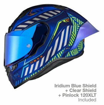 Helm Nexx X.R3R Out Brake Indigo Blue 2XL Helm - 2
