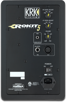 2-лентови активни студийни монитори KRK Rokit 5G3-Electric Silver - 2