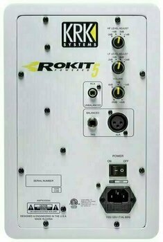 2-лентови активни студийни монитори KRK Rokit 5G3-Silver Black - 2