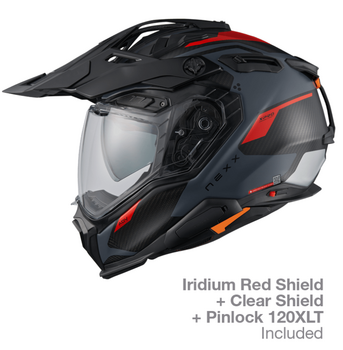 Helm Nexx X.WED3 Keyo Grey/Red MT S Helm - 2