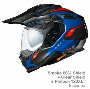 Helmet Nexx X.WED3 Keyo Blue/Red MT L Helmet - 2