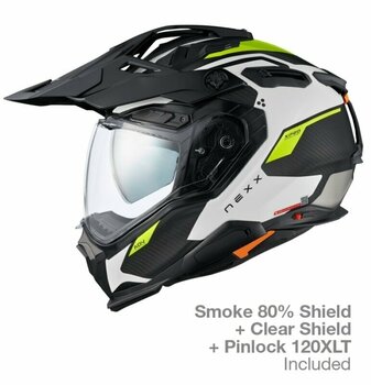 Helm Nexx X.WED3 Keyo White Neon MT XS Helm - 2