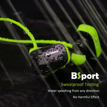 Brezžični ušesa Loop slušalke Jabees Bsport Green - 4