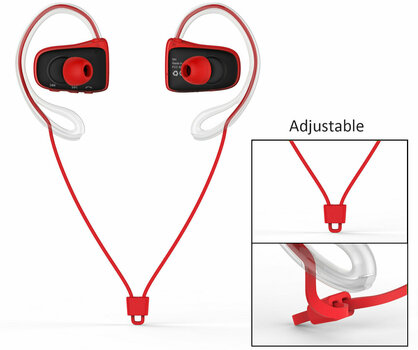 Wireless Ear Loop headphones Jabees Bsport Red - 4