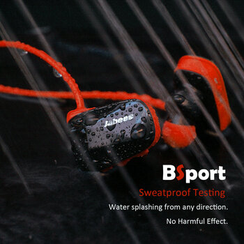 Wireless Ear Loop headphones Jabees Bsport Red - 5