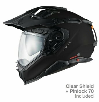 Helm Nexx X.WED3 Plain Black MT XS Helm - 2