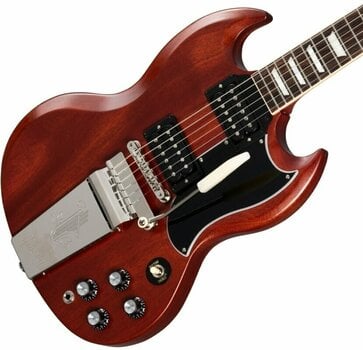 Electric guitar Gibson SG Standard '61 Faded Maestro Vibrola Vintage Cherry - 4