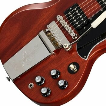 Electric guitar Gibson SG Standard '61 Faded Maestro Vibrola Vintage Cherry - 5
