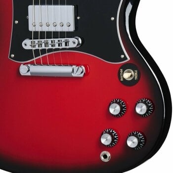 Guitare électrique Gibson SG Standard Cardinal Red Burst - 5