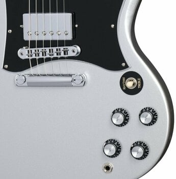 Elektrisk guitar Gibson SG Standard Silver Mist - 5