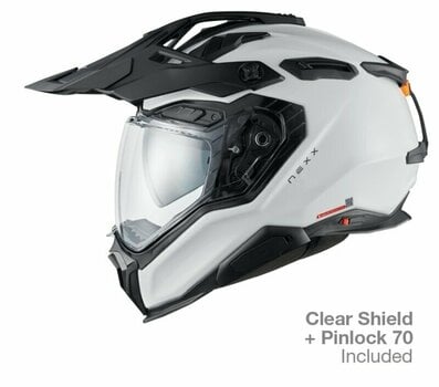 Helm Nexx X.WED3 Plain White Pearl S Helm - 2