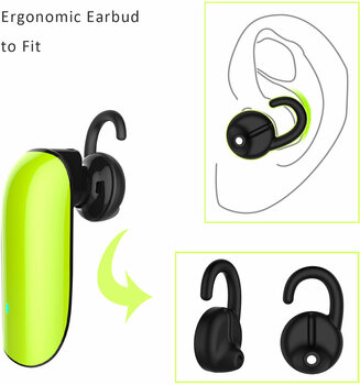 Intra-auriculares true wireless Jabees beatleS Green - 6