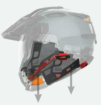 Helm Nexx X.WED3 Trailmania Grey/Orange MT M Helm - 9