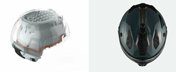 Helm Nexx X.WED3 Trailmania Grey/Orange MT XL Helm - 5