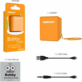 portable Speaker Jabees Bobby Orange - 7