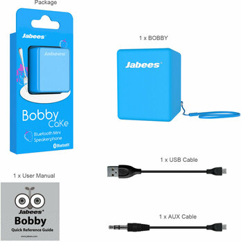 Enceintes portable Jabees Bobby Blue - 5
