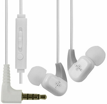 In-Ear Headphones Jabees WE102M White - 2
