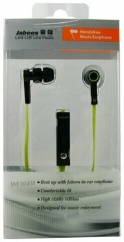 In-Ear Headphones Jabees WE104M Black Green - 2