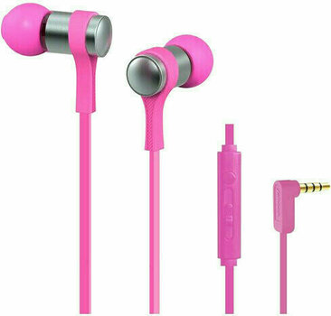 En la oreja los auriculares Jabees WE202M Pink - 4