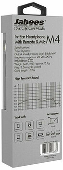 Auscultadores intra-auriculares Jabees M4 Grey - 4